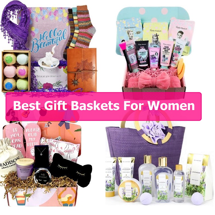 Best Gift Baskets For Women - Unique Pampering Gift baskets For Her