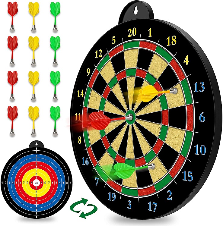 magnetic dart board game